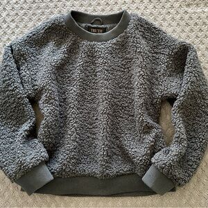 Truth by Republic textured gray pullover sweater/sweatshirt Women size M